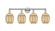 Edison Four Light Bath Vanity in Polished Nickel (405|616-4W-PN-G459-6ME)