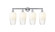 Edison Four Light Bath Vanity in Polished Chrome (405|616-4W-PC-G484-7OP)