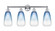Edison Four Light Bath Vanity in Polished Chrome (405|616-4W-PC-G480-6SB)