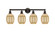 Edison Four Light Bath Vanity in Oil Rubbed Bronze (405|616-4W-OB-G459-6ME)