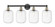 Edison Four Light Bath Vanity in Black Antique Brass (405|616-4W-BAB-G460-7CL)