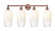 Edison Four Light Bath Vanity in Antique Copper (405|616-4W-AC-G484-7OP)