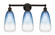 Edison Three Light Bath Vanity in Oil Rubbed Bronze (405|616-3W-OB-G480-6SB)