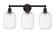 Edison Three Light Bath Vanity in Oil Rubbed Bronze (405|616-3W-OB-G460-7CL)