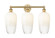 Edison Three Light Bath Vanity in Brushed Brass (405|616-3W-BB-G484-7OP)