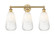 Edison Three Light Bath Vanity in Brushed Brass (405|616-3W-BB-G480-6OP)