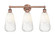 Edison Three Light Bath Vanity in Antique Copper (405|616-3W-AC-G480-6OP)