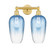 Edison Two Light Bath Vanity in Satin Gold (405|616-2W-SG-G484-7SB)