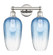 Edison Two Light Bath Vanity in Polished Nickel (405|616-2W-PN-G484-7SB)