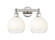 Edison Two Light Bath Vanity in Polished Nickel (405|616-2W-PN-G483-8OP)