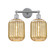 Edison Two Light Bath Vanity in Polished Chrome (405|616-2W-PC-G460-7ME)