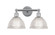 Edison Two Light Bath Vanity in Polished Chrome (405|616-2W-PC-G422)