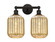 Edison Two Light Bath Vanity in Oil Rubbed Bronze (405|616-2W-OB-G460-7ME)
