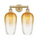 Edison Two Light Bath Vanity in Brushed Brass (405|616-2W-BB-G484-7AM)
