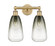 Edison Two Light Bath Vanity in Brushed Brass (405|616-2W-BB-G480-6SL)
