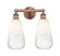 Edison Two Light Bath Vanity in Antique Copper (405|616-2W-AC-G480-6OP)