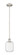 Edison One Light Mini Pendant in Brushed Satin Nickel (405|616-1S-SN-G460-7CL)