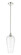 Edison One Light Mini Pendant in Polished Nickel (405|616-1S-PN-G456-8CL)