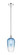 Edison One Light Mini Pendant in Polished Chrome (405|616-1S-PC-G484-7SB)