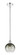 Edison One Light Mini Pendant in Polished Chrome (405|616-1S-PC-G483-8SL)