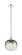 Edison One Light Mini Pendant in Polished Chrome (405|616-1S-PC-G481-10SL)