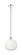Edison One Light Mini Pendant in Polished Chrome (405|616-1S-PC-G481-10OP)