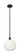 Edison One Light Mini Pendant in Matte Black (405|616-1S-BK-G481-10OP)