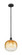 Edison One Light Mini Pendant in Matte Black (405|616-1S-BK-G481-10AM)
