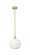 Edison One Light Mini Pendant in Brushed Brass (405|616-1S-BB-G481-10OP)