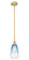 Edison One Light Mini Pendant in Brushed Brass (405|616-1S-BB-G480-6SB)
