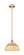 Edison One Light Mini Pendant in Antique Copper (405|616-1S-AC-NBD2-12-NAT)
