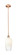 Edison One Light Mini Pendant in Antique Copper (405|616-1S-AC-G484-7OP)