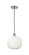 Edison One Light Mini Pendant in Brushed Satin Nickel (405|616-1P-SN-G483-8OP)