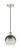 Edison One Light Mini Pendant in Polished Nickel (405|616-1P-PN-G483-8SL)