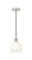 Edison One Light Mini Pendant in Polished Nickel (405|616-1P-PN-G483-8OP)