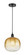 Edison One Light Mini Pendant in Matte Black (405|616-1P-BK-G481-10AM)