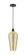 Edison One Light Mini Pendant in Matte Black (405|616-1P-BK-G456-8ME)