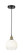 Edison One Light Mini Pendant in Black Antique Brass (405|616-1P-BAB-G483-8OP)