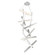 Chaos LED Chandelier in Brushed Aluminum (281|PD-64875-AL)