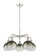 Ballston Five Light Chandelier in Polished Nickel (405|516-5CR-PN-G483-8SL)