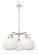 Ballston Five Light Chandelier in Polished Nickel (405|516-5CR-PN-G481-10OP)