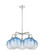 Ballston Five Light Chandelier in Polished Chrome (405|516-5CR-PC-G481-10SB)