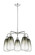 Ballston Five Light Chandelier in Polished Chrome (405|516-5CR-PC-G480-6SL)