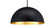 Yolo LED Pendant in Gold Leaf/Dark Bronze (281|PD-55735-GL)