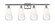 Ballston Four Light Bath Vanity in Brushed Satin Nickel (405|516-4W-SN-G480-6OP)