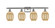 Ballston Four Light Bath Vanity in Brushed Satin Nickel (405|516-4W-SN-G459-6ME)