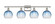 Ballston Four Light Bath Vanity in Polished Nickel (405|516-4W-PN-G483-8SB)