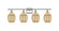 Ballston Four Light Bath Vanity in Polished Nickel (405|516-4W-PN-G459-6ME)