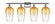 Ballston Four Light Bath Vanity in Polished Chrome (405|516-4W-PC-G484-7AM)
