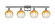 Ballston Four Light Bath Vanity in Polished Chrome (405|516-4W-PC-G483-8AM)
